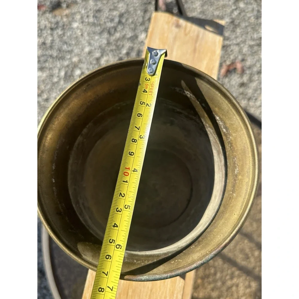 Small Brass Vintage Planter Defected See Pics